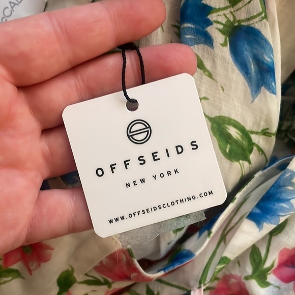 Alice McCall Rolling Meadows Floral Midi Dress Cut Out Cotton White Summer Party - Picture 12 of 14